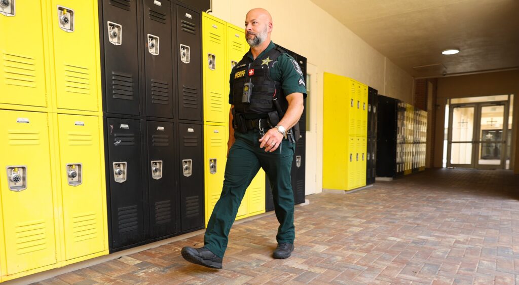 SRO walking school halls