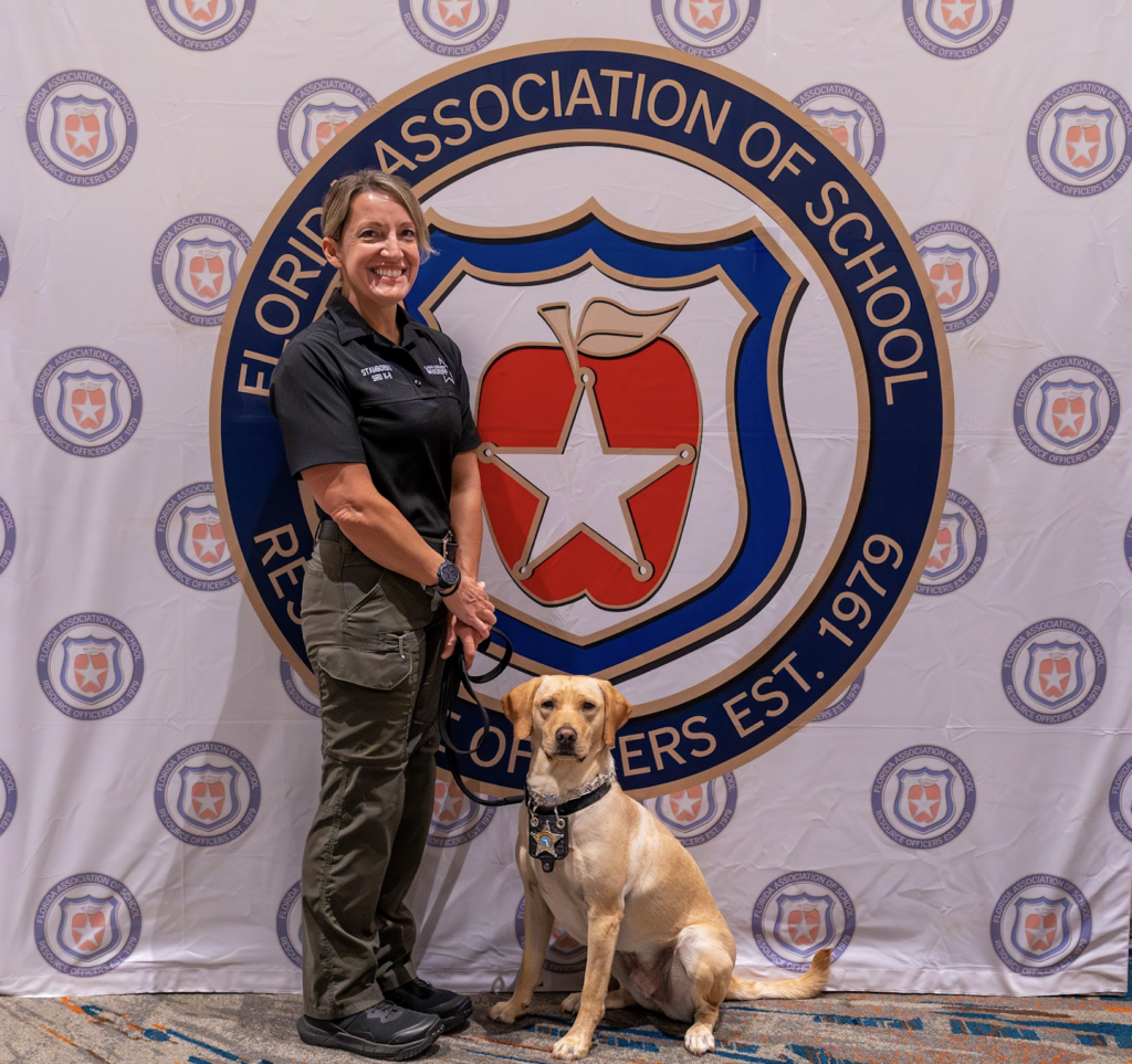 FASRO school resource office with dog